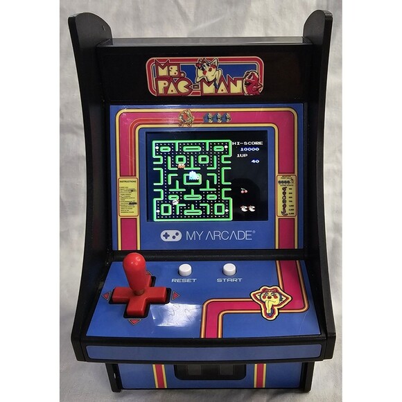 7" My Arcade Ms. Pac-Man Micro Player Retro Arcade Miniature Collectible Retro - Picture 13 of 13